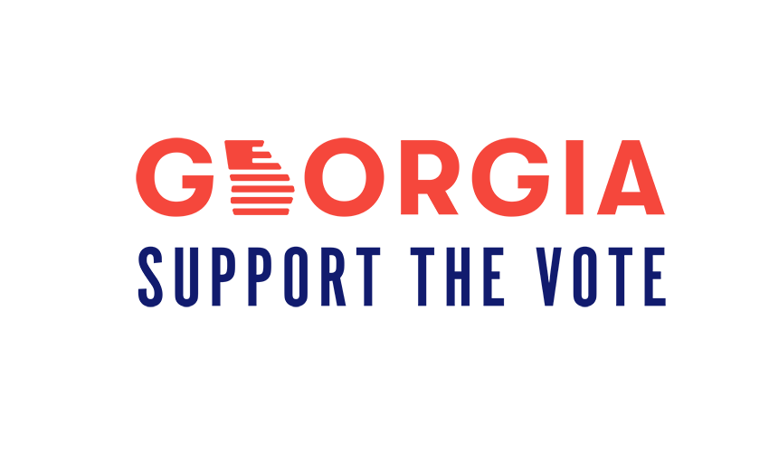 Georgia Support the Vote logo